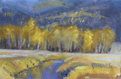 golden grove oil painting