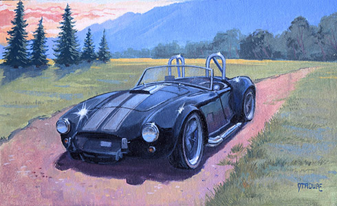 64 Cobra classic car paintings