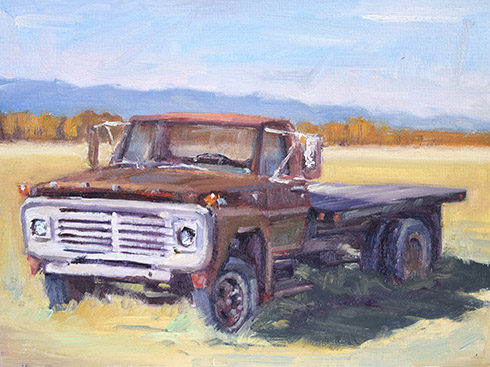 Old Copper classic car paintings